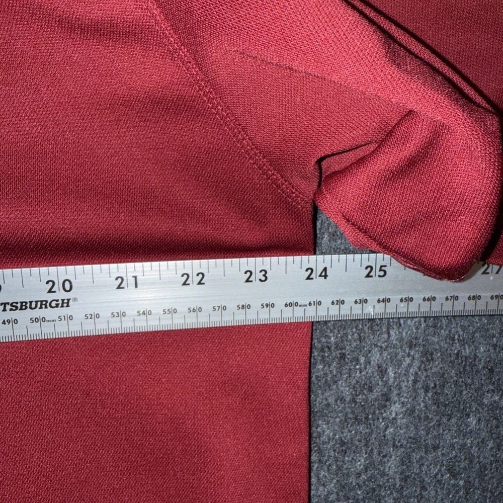 Nike Men's XL Red Golf Polo Shirt‎ Dri-Fit UV Performance Short Sleeve Athletic - Picture 8 of 9